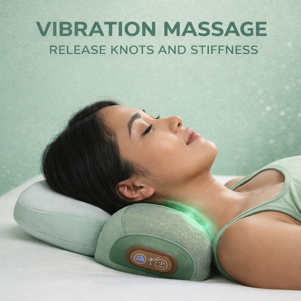 Original NeckSoothe™ Pillow | Traction Therapy Massager