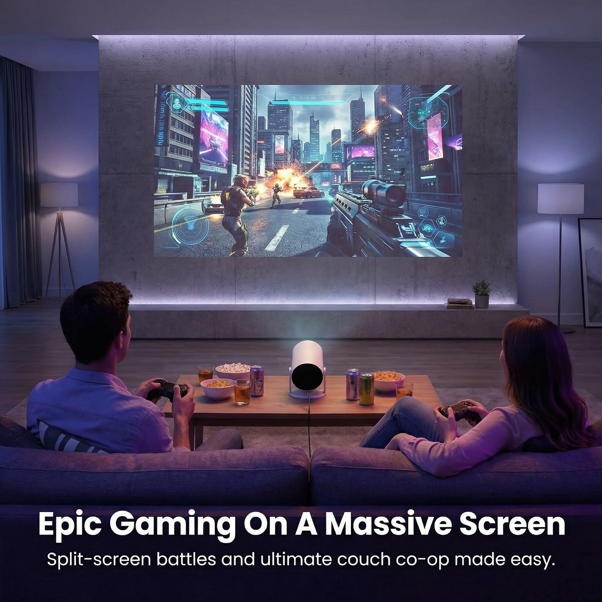 The NovaBeam™ Home Theater Device