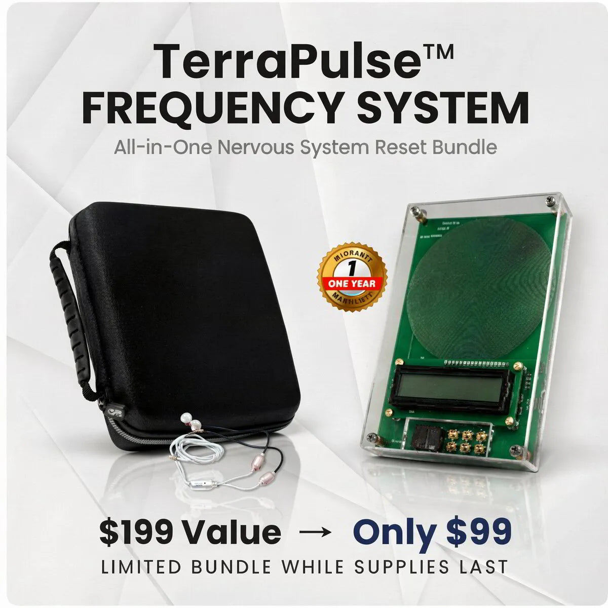 TerraPulse™ Frequency System — Your Gateway to Restful Sleep & Calm Living
