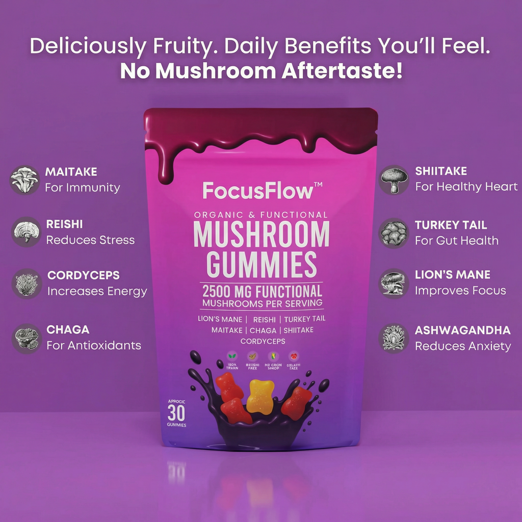 FocusFlow™ Mushroom Gummies